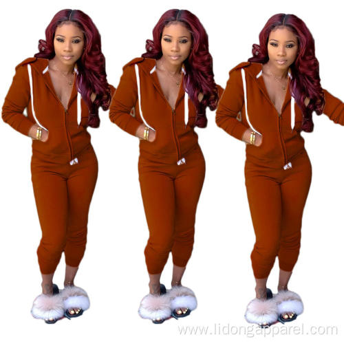 Women Jogging Suits Wholesale Cutom Women Tracksuit